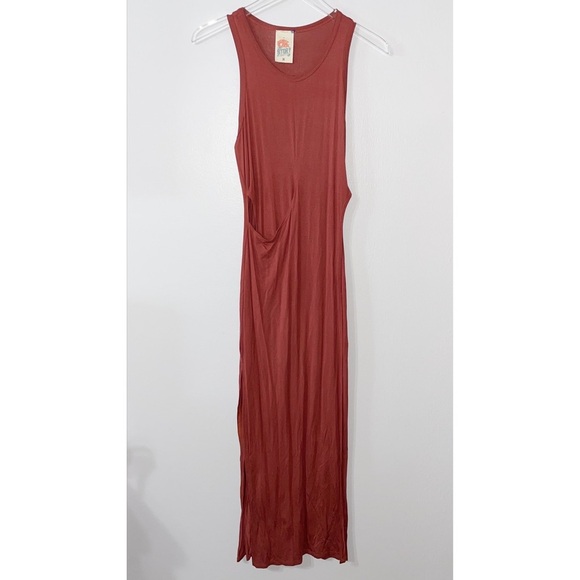 Libby Story Open Side Slit Sleeveless Maxi Dress - Picture 1 of 11